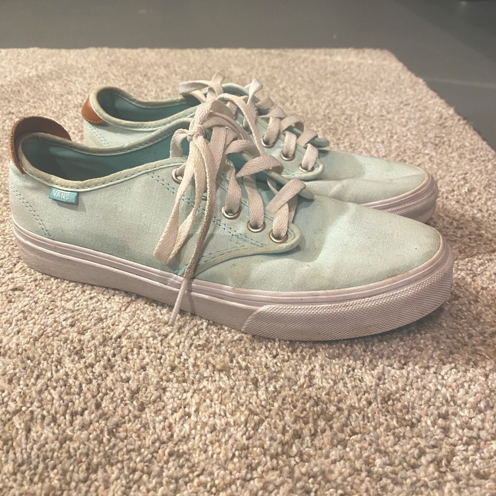 Light blue Vans